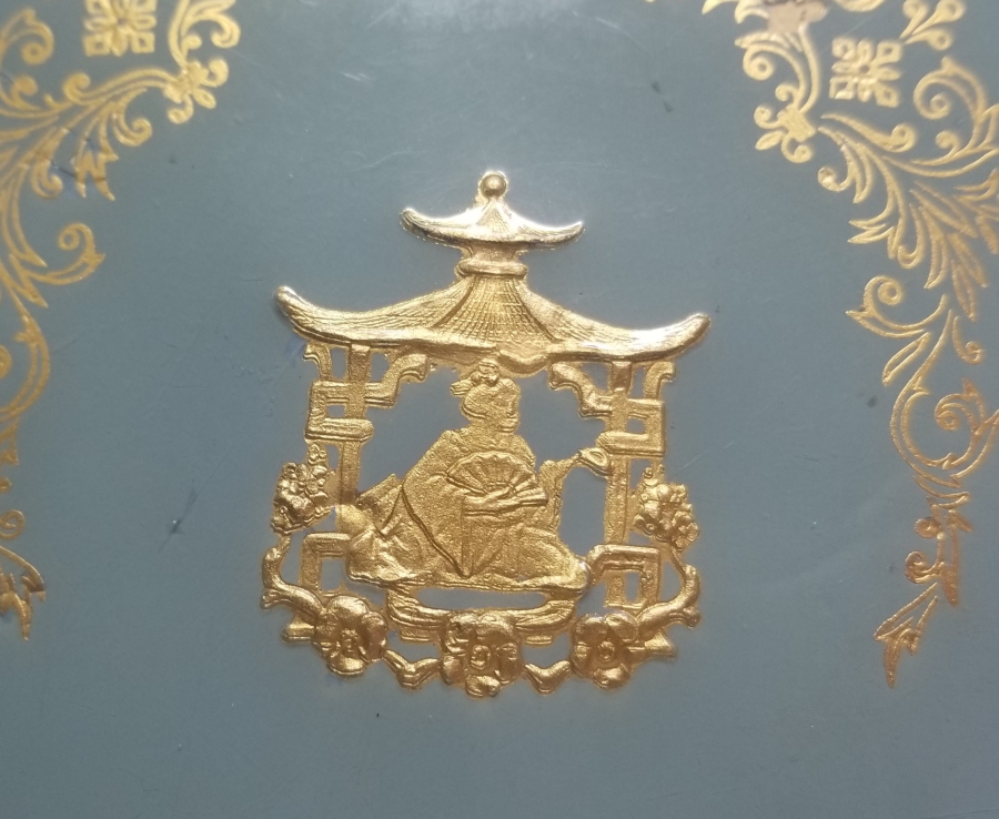 UZAKDOĞU YAPIMI ANTİKA EL AYNASI