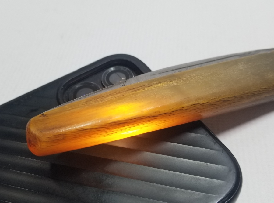 KOÇ BOYNUZU SAPLI EL YAPIMI ANTİKA ÇAKI