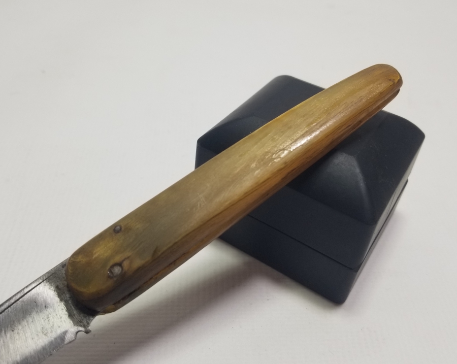 KOÇ BOYNUZU SAPLI EL YAPIMI ANTİKA ÇAKI