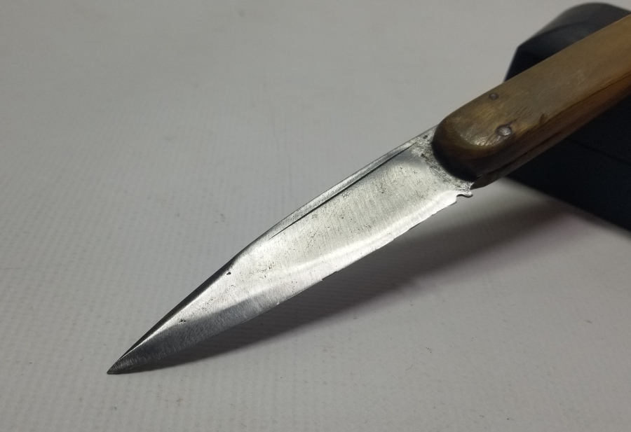 KOÇ BOYNUZU SAPLI EL YAPIMI ANTİKA ÇAKI