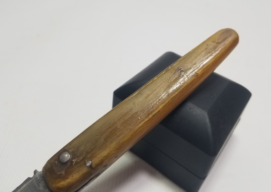 KOÇ BOYNUZU SAPLI EL YAPIMI ANTİKA ÇAKI