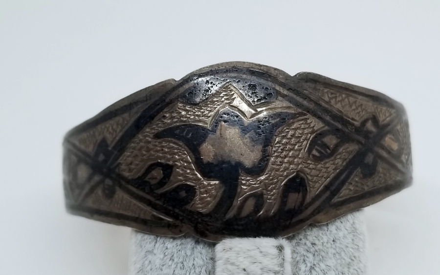 VAN LALESİ GÖRSELLİ OSMANLI DÖNEMİ SAVATLI BİLEZİK