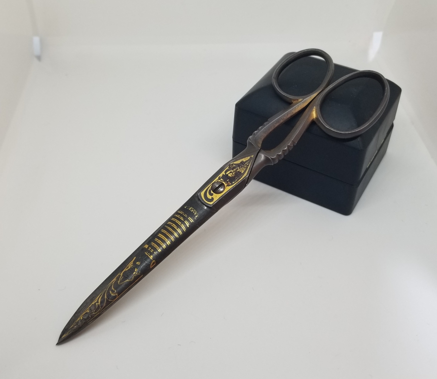 KABARTMA İŞÇİLİKLİ VE ALTIN VERMEYLİ OSMANLI DÖNEMİ NADİR TERZİ MAKASI