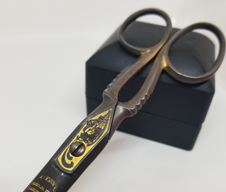 KABARTMA İŞÇİLİKLİ VE ALTIN VERMEYLİ OSMANLI DÖNEMİ NADİR TERZİ MAKASI