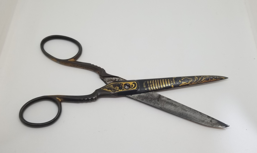 KABARTMA İŞÇİLİKLİ VE ALTIN VERMEYLİ OSMANLI DÖNEMİ NADİR TERZİ MAKASI