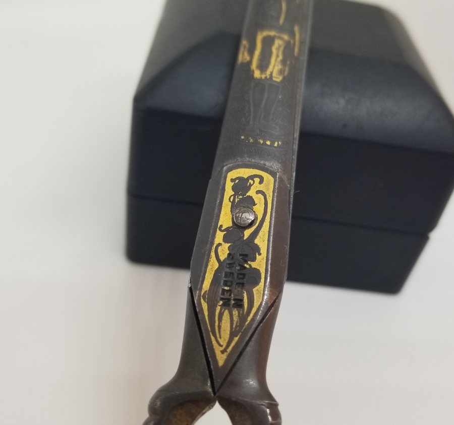 KABARTMA İŞÇİLİKLİ VE ALTIN VERMEYLİ OSMANLI DÖNEMİ NADİR TERZİ MAKASI