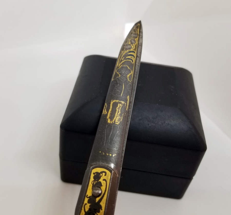 KABARTMA İŞÇİLİKLİ VE ALTIN VERMEYLİ OSMANLI DÖNEMİ NADİR TERZİ MAKASI