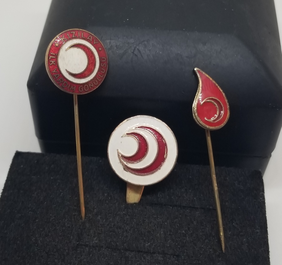 MİNE İŞÇİLİKLİ ANTİKA HİLALİ AHMER ROZET LOTU