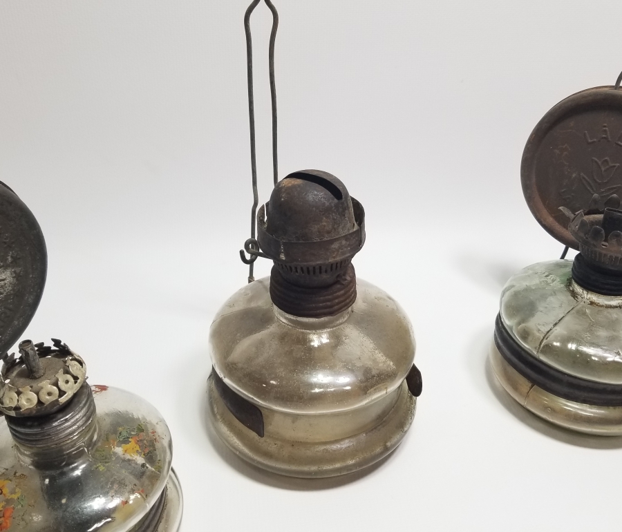 ANTİKA GAZ LAMBASI HAZNESİ LOTU