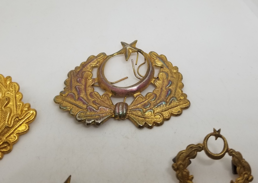 ANTİKA SUBAY ŞAPKA KOKARTI LOTU