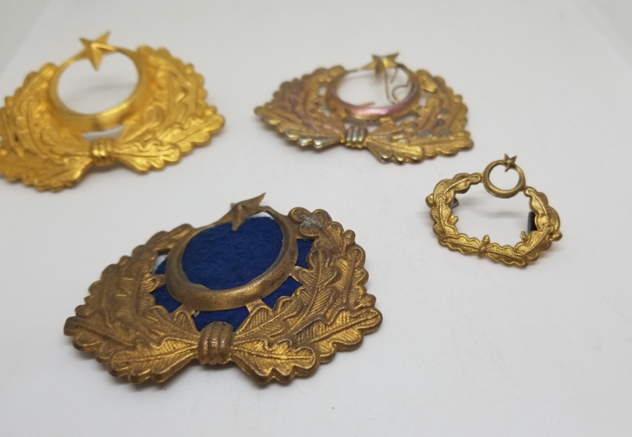 ANTİKA SUBAY ŞAPKA KOKARTI LOTU