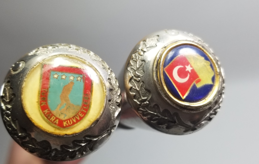 TÜRK SİLAHLI KUVVETLERİNİN İLK VE EN ÖNEMLİ DAĞCI KOMANDOLARINDAN GENERAL REŞİT AYDINGÜN'E AİT BASTON VE HARİTA ÇUBUĞU