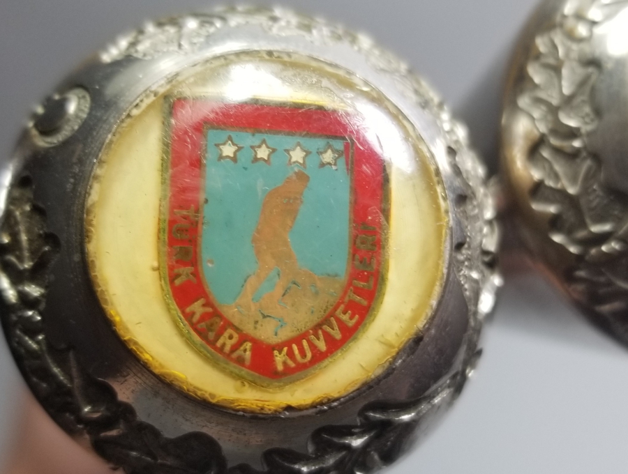 TÜRK SİLAHLI KUVVETLERİNİN İLK VE EN ÖNEMLİ DAĞCI KOMANDOLARINDAN GENERAL REŞİT AYDINGÜN'E AİT BASTON VE HARİTA ÇUBUĞU