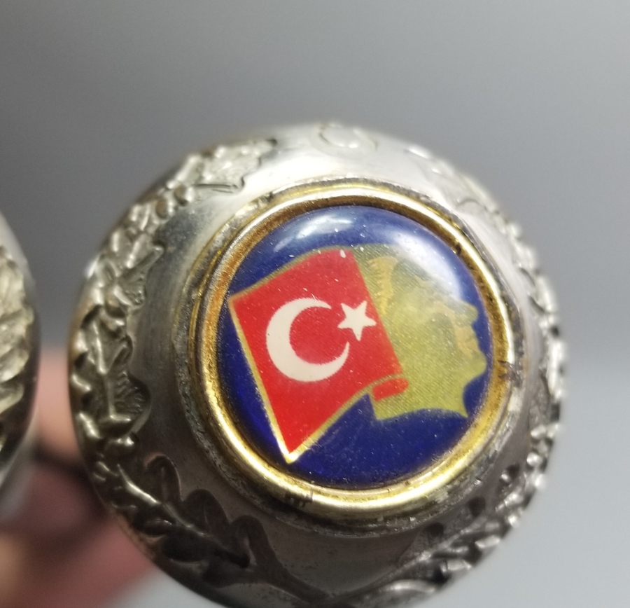 TÜRK SİLAHLI KUVVETLERİNİN İLK VE EN ÖNEMLİ DAĞCI KOMANDOLARINDAN GENERAL REŞİT AYDINGÜN'E AİT BASTON VE HARİTA ÇUBUĞU