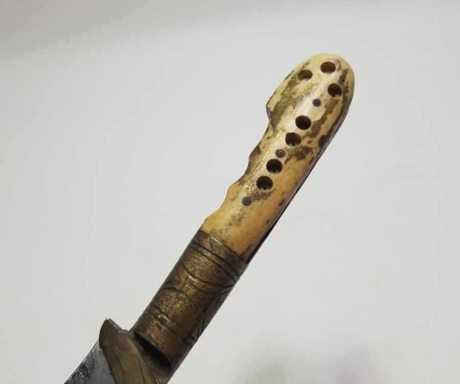 ORİJİNAL KININDA OSMANLI DÖNEMİ REMZİ USTA DAMGALI BURSA YAPIMI KABADAYI SALDIRMASI