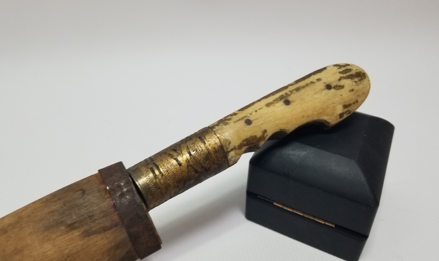 ORİJİNAL KININDA OSMANLI DÖNEMİ REMZİ USTA DAMGALI BURSA YAPIMI KABADAYI SALDIRMASI