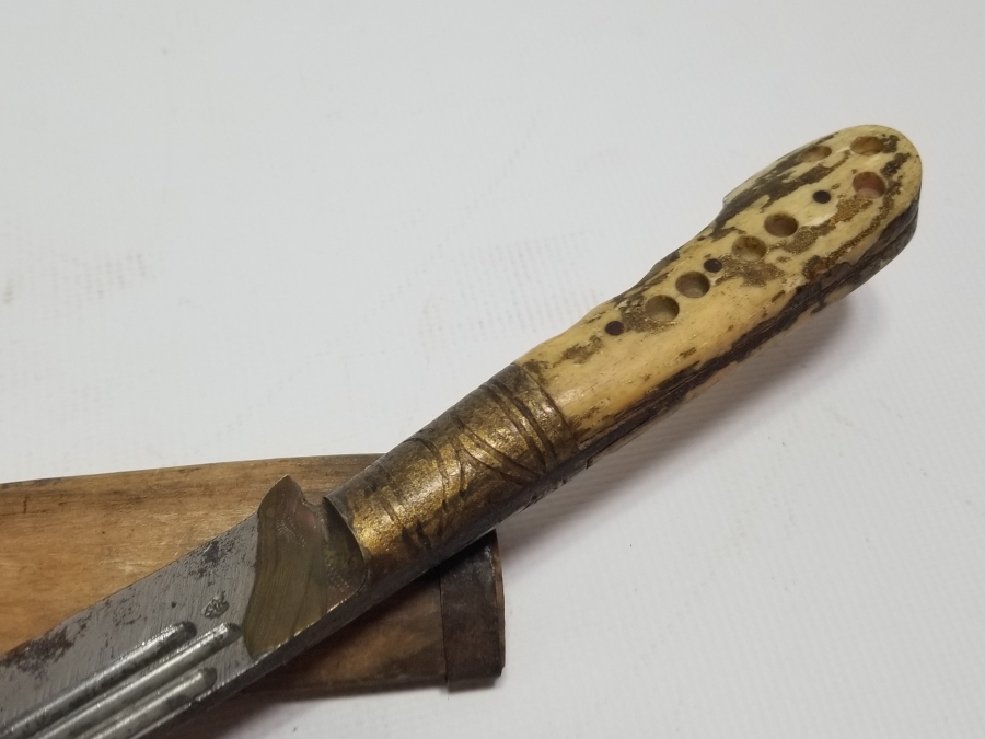 ORİJİNAL KININDA OSMANLI DÖNEMİ REMZİ USTA DAMGALI BURSA YAPIMI KABADAYI SALDIRMASI