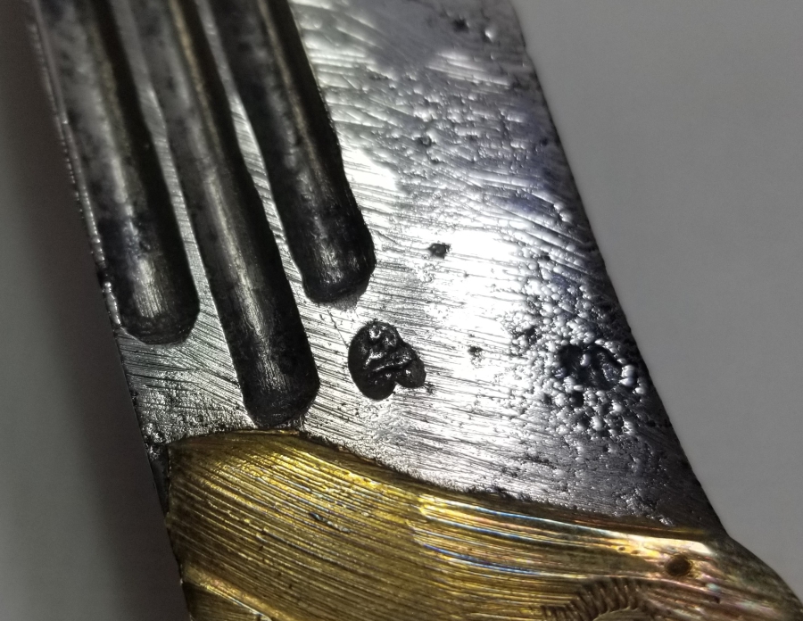 ORİJİNAL KININDA OSMANLI DÖNEMİ REMZİ USTA DAMGALI BURSA YAPIMI KABADAYI SALDIRMASI