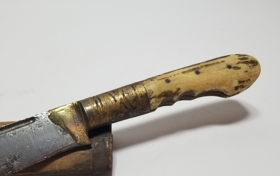 ORİJİNAL KININDA OSMANLI DÖNEMİ REMZİ USTA DAMGALI BURSA YAPIMI KABADAYI SALDIRMASI