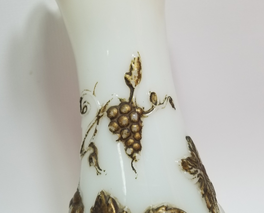 KABARTMA İŞÇİLİKLİ OSMANLI DÖNEMİ TAŞ OPALİN VAZO