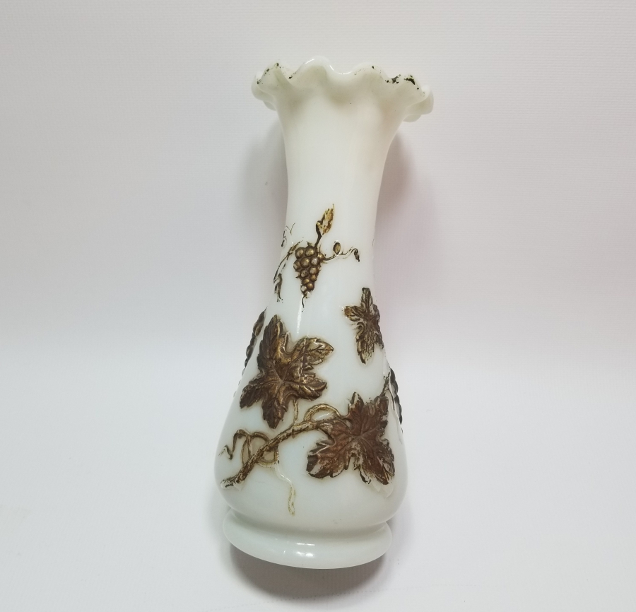 KABARTMA İŞÇİLİKLİ OSMANLI DÖNEMİ TAŞ OPALİN VAZO