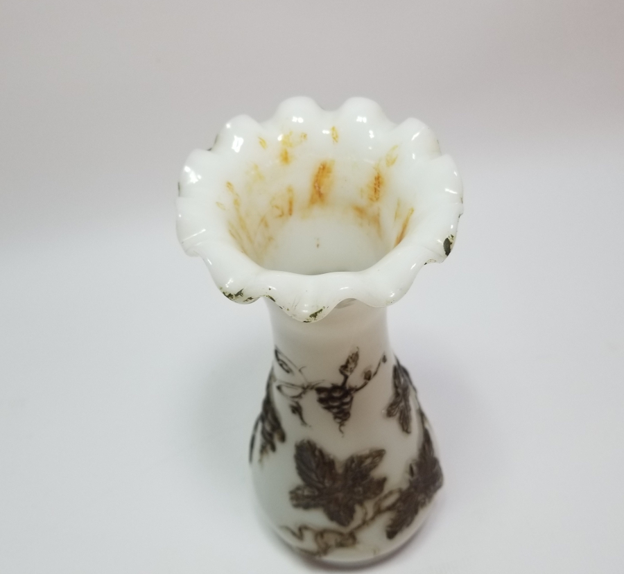 KABARTMA İŞÇİLİKLİ OSMANLI DÖNEMİ TAŞ OPALİN VAZO