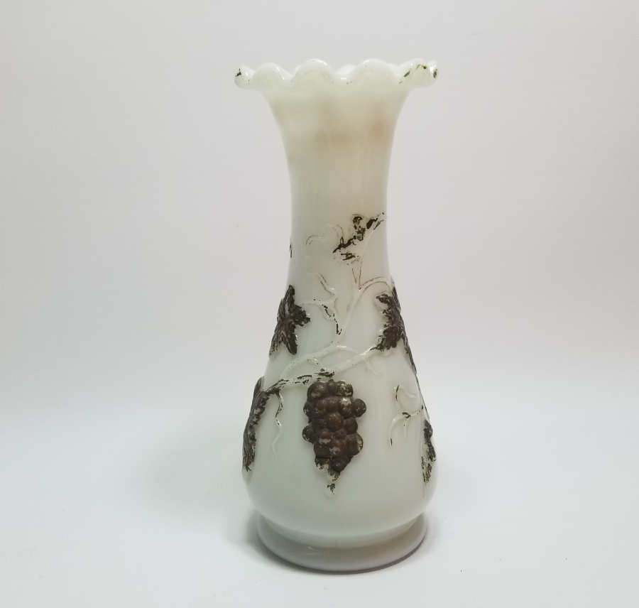 KABARTMA İŞÇİLİKLİ OSMANLI DÖNEMİ TAŞ OPALİN VAZO