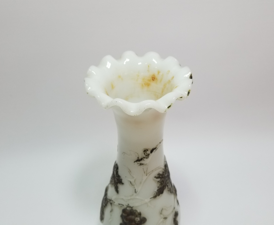 KABARTMA İŞÇİLİKLİ OSMANLI DÖNEMİ TAŞ OPALİN VAZO