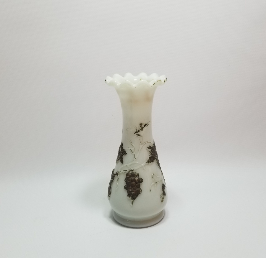 KABARTMA İŞÇİLİKLİ OSMANLI DÖNEMİ TAŞ OPALİN VAZO