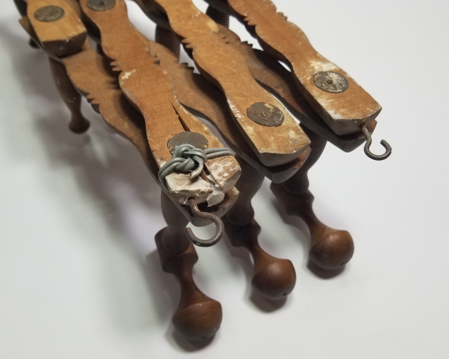 OSMANLI DÖNEMİ EL YAPIMI AHŞAP KÖRÜKLÜ ASKI