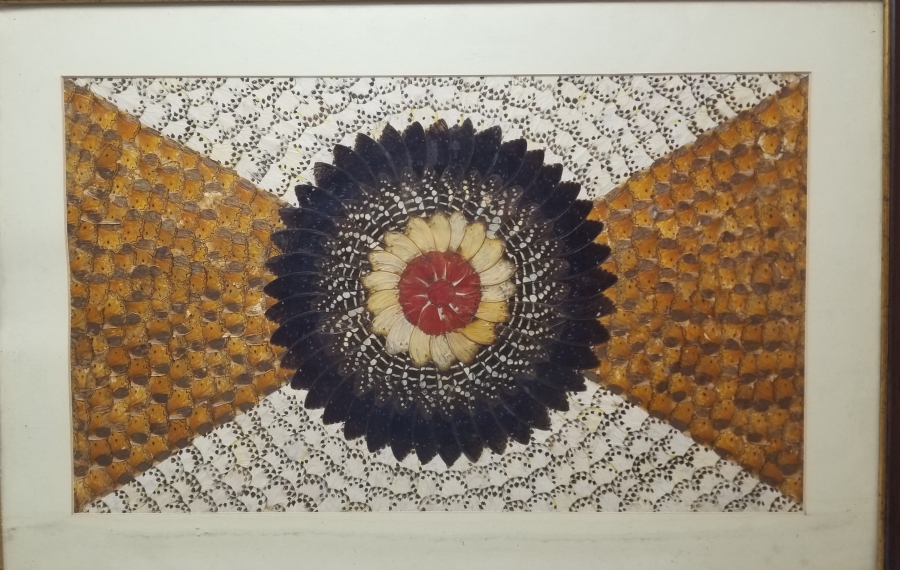 KELEBEK KANATLARINDAN YAPILMIŞ ÖZEL YAPIM PANO