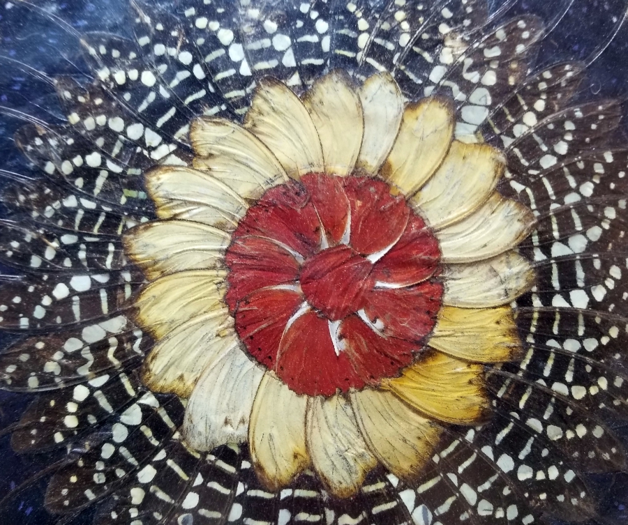 KELEBEK KANATLARINDAN YAPILMIŞ ÖZEL YAPIM PANO