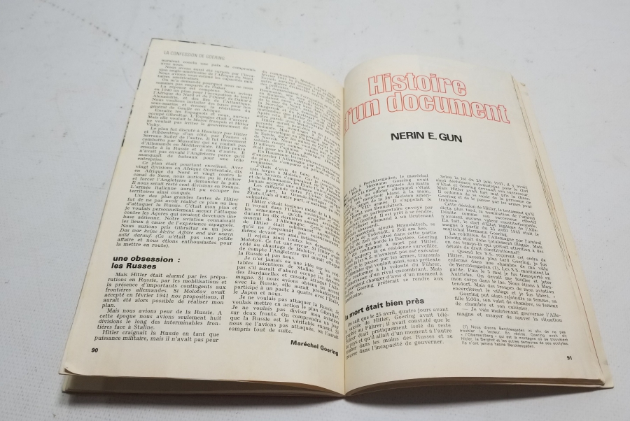 NAZİLER KONULU HISTORIA İSİMLİ ANTİKA DERGİ