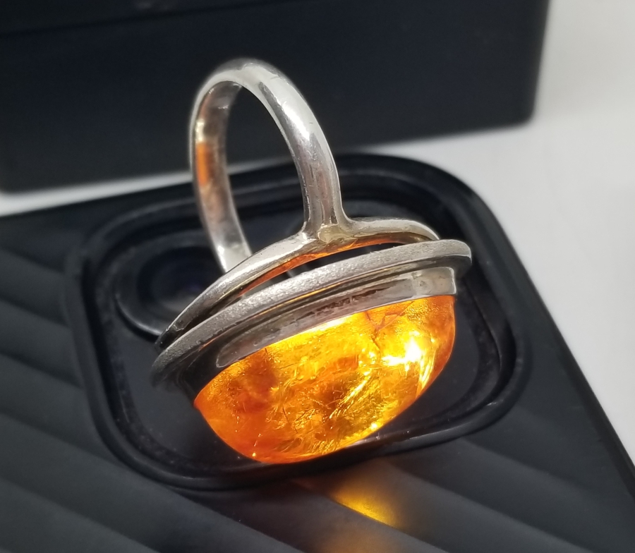 ÖZEL YAPIM DAMLA KEHRİBAR KOLYE - KÜPE - YÜZÜK TAKIMI