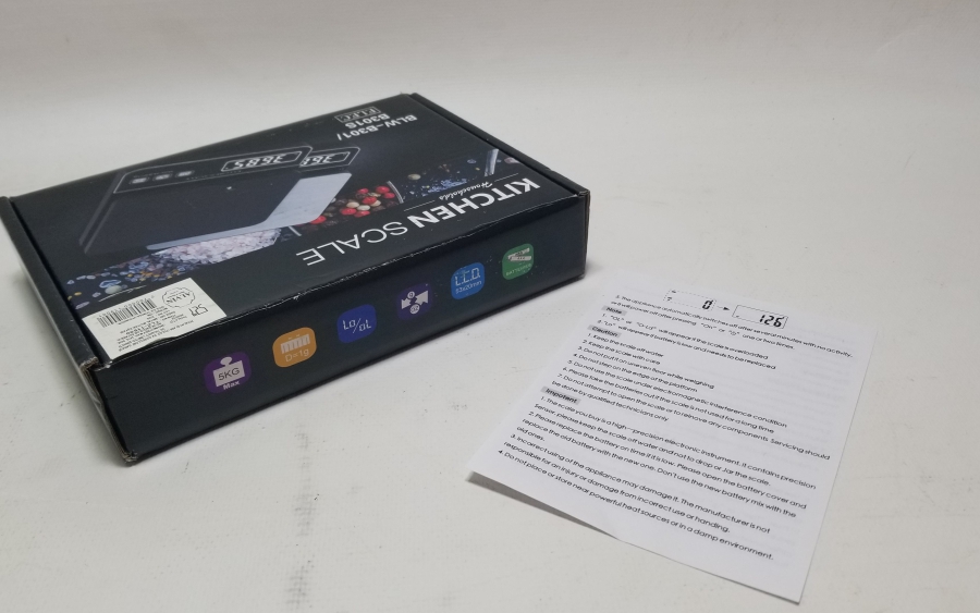 ORİJİNAL KUTUSUNDA MUTFAK TERAZİSİ