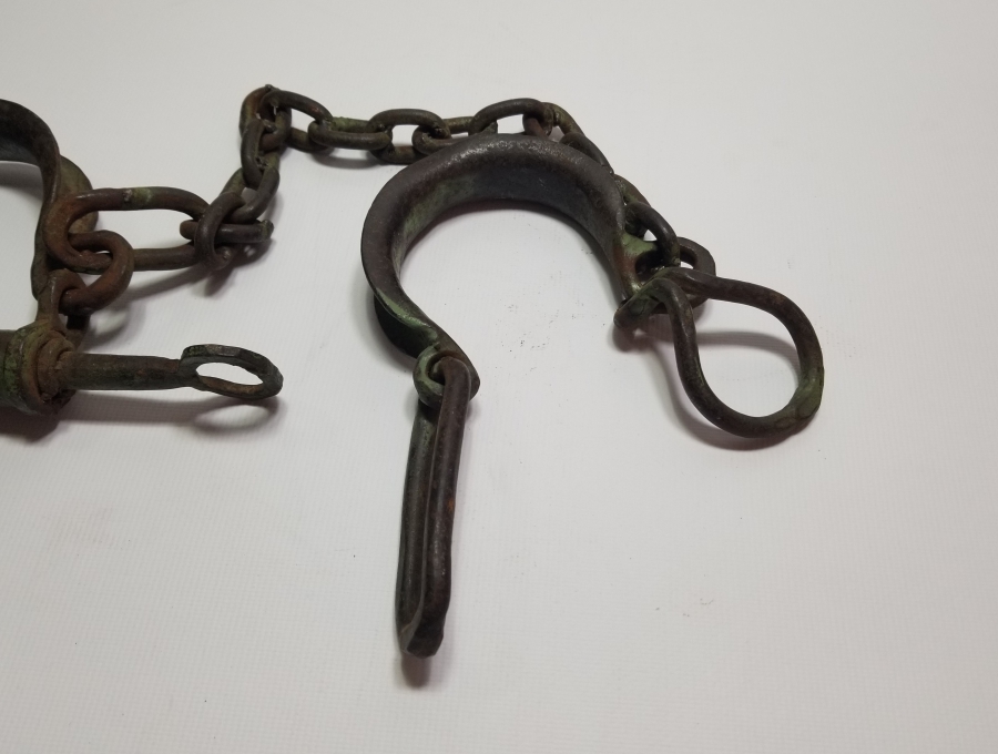 ORİJİNAL ANAHTARIYLA EL YAPIMI OSMANLI DÖNEMİ MAHKUM PRANGASI