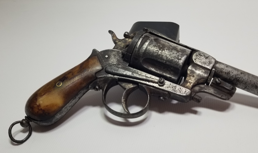 OSMANLI DÖNEMİ KEMİK SAPLI KARADAĞLI SUBAY TABANCASI