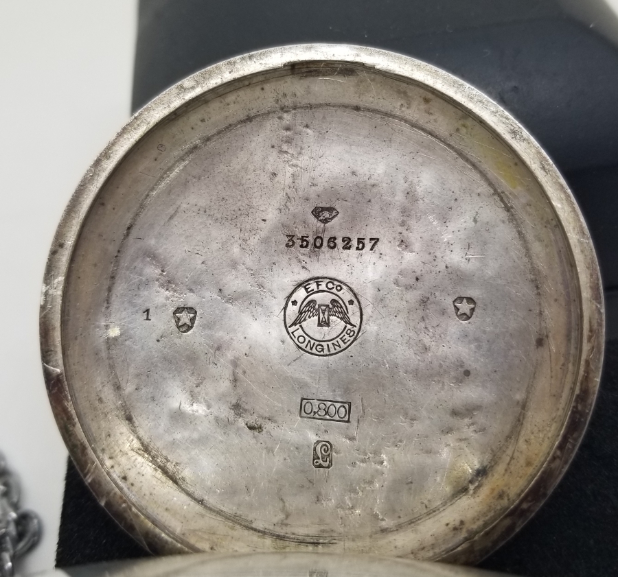 NADİR TİPTE OSMANLI DÖNEMİ LONGİNES KURMALI CEP SAATİ