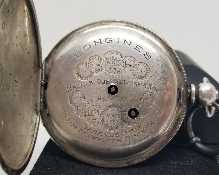 NADİR TİPTE OSMANLI DÖNEMİ LONGİNES KURMALI CEP SAATİ