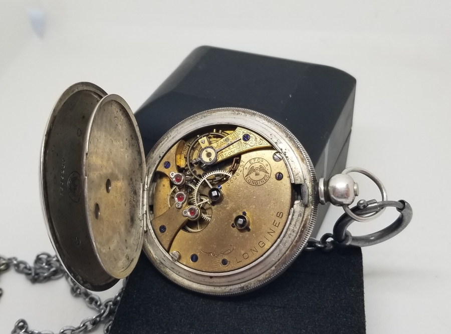 NADİR TİPTE OSMANLI DÖNEMİ LONGİNES KURMALI CEP SAATİ