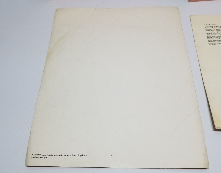 4 ADET AVRUPA BASKI RESİM LOTU