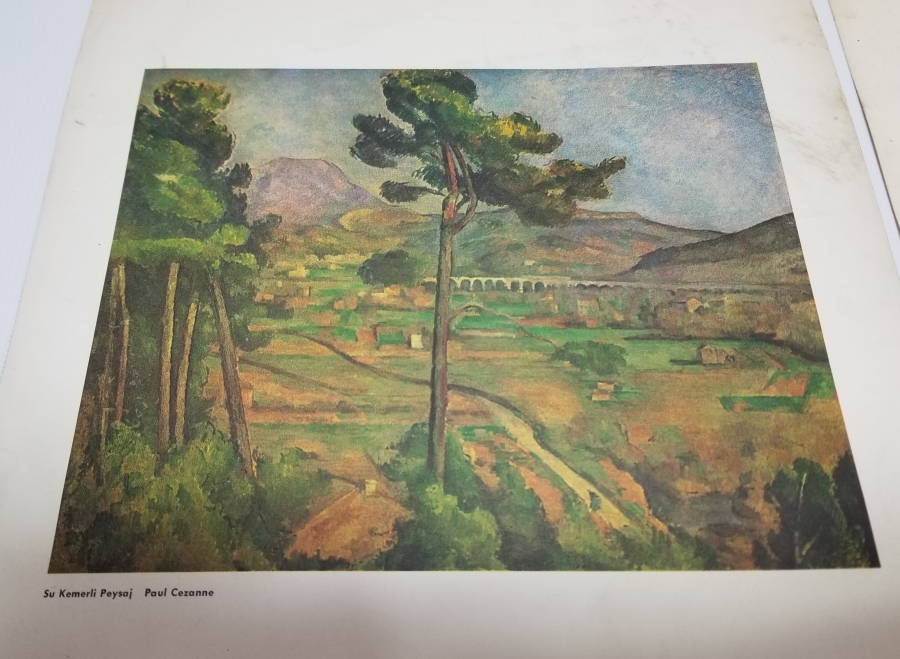 4 ADET AVRUPA BASKI RESİM LOTU