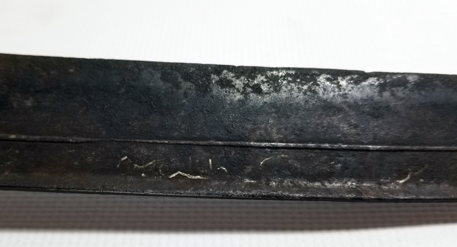 OSMANLI DÖNEMİ GÜMÜŞ ÇAKMA İŞÇİLİKLİ NADİR KEMANKEŞ KILICI - YATAĞANI