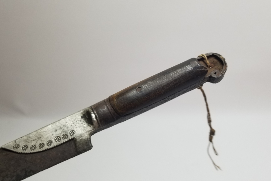 OSMANLI DÖNEMİ GÜMÜŞ ÇAKMA İŞÇİLİKLİ NADİR KEMANKEŞ KILICI - YATAĞANI