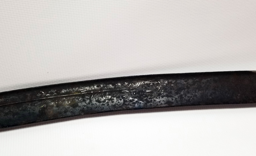 OSMANLI DÖNEMİ GÜMÜŞ ÇAKMA İŞÇİLİKLİ NADİR KEMANKEŞ KILICI - YATAĞANI