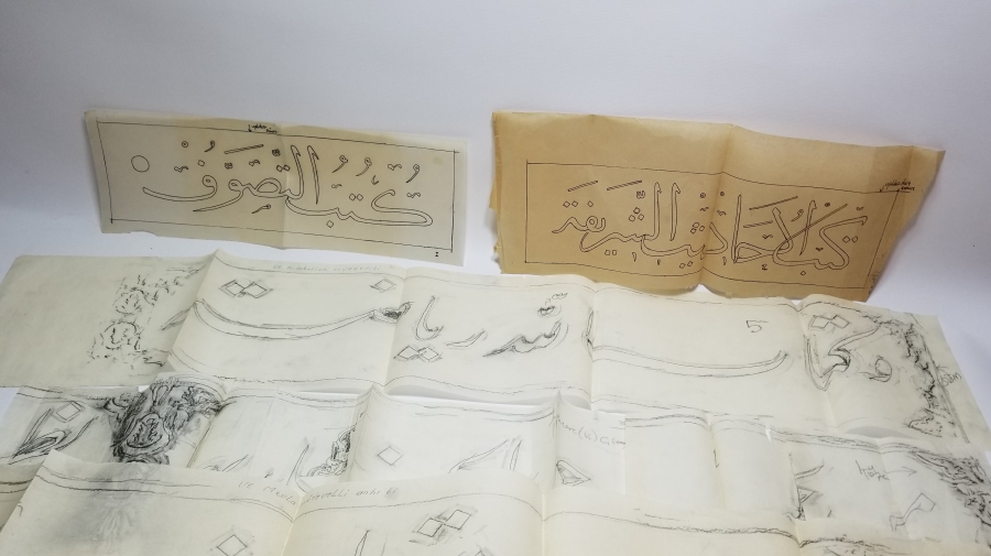 ANTİKA EL YAZMA HAT KALIPLARI