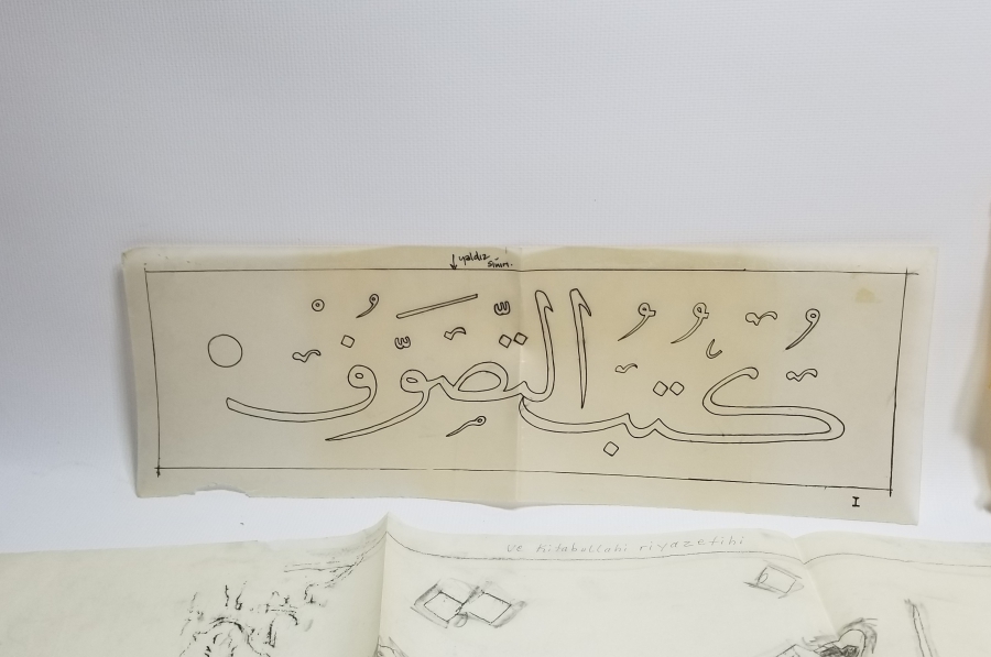 ANTİKA EL YAZMA HAT KALIPLARI