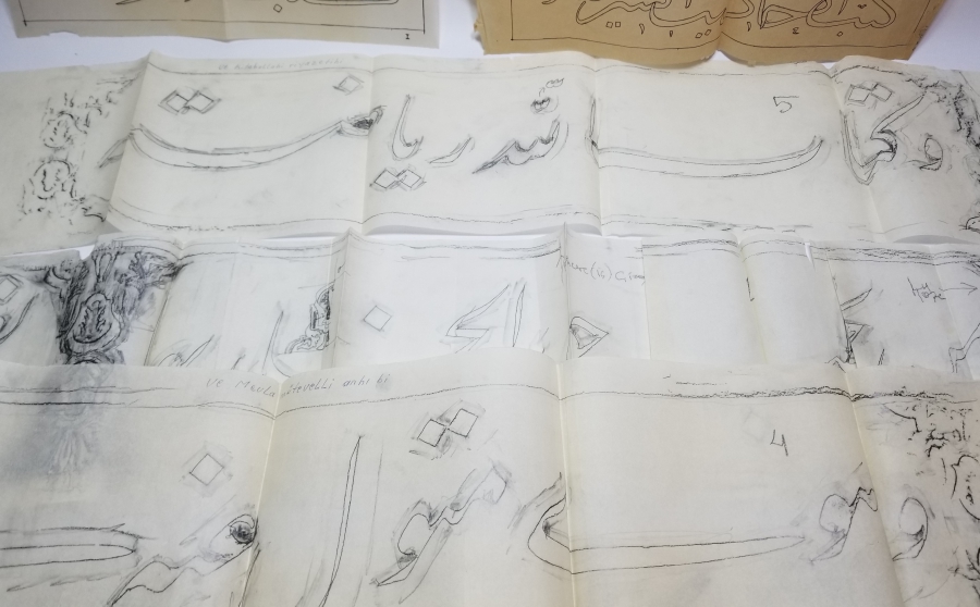 ANTİKA EL YAZMA HAT KALIPLARI