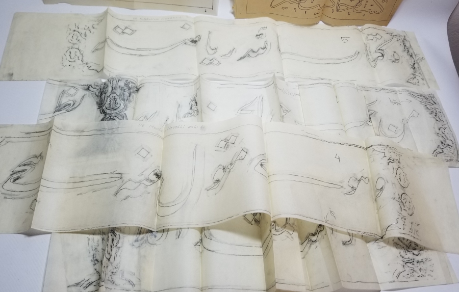 ANTİKA EL YAZMA HAT KALIPLARI