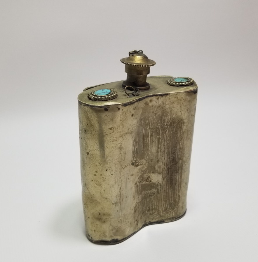 ÜZERİ KABARTMA İŞÇİLİKLİ UZAKDOĞU KUTSAL SU MATARASI